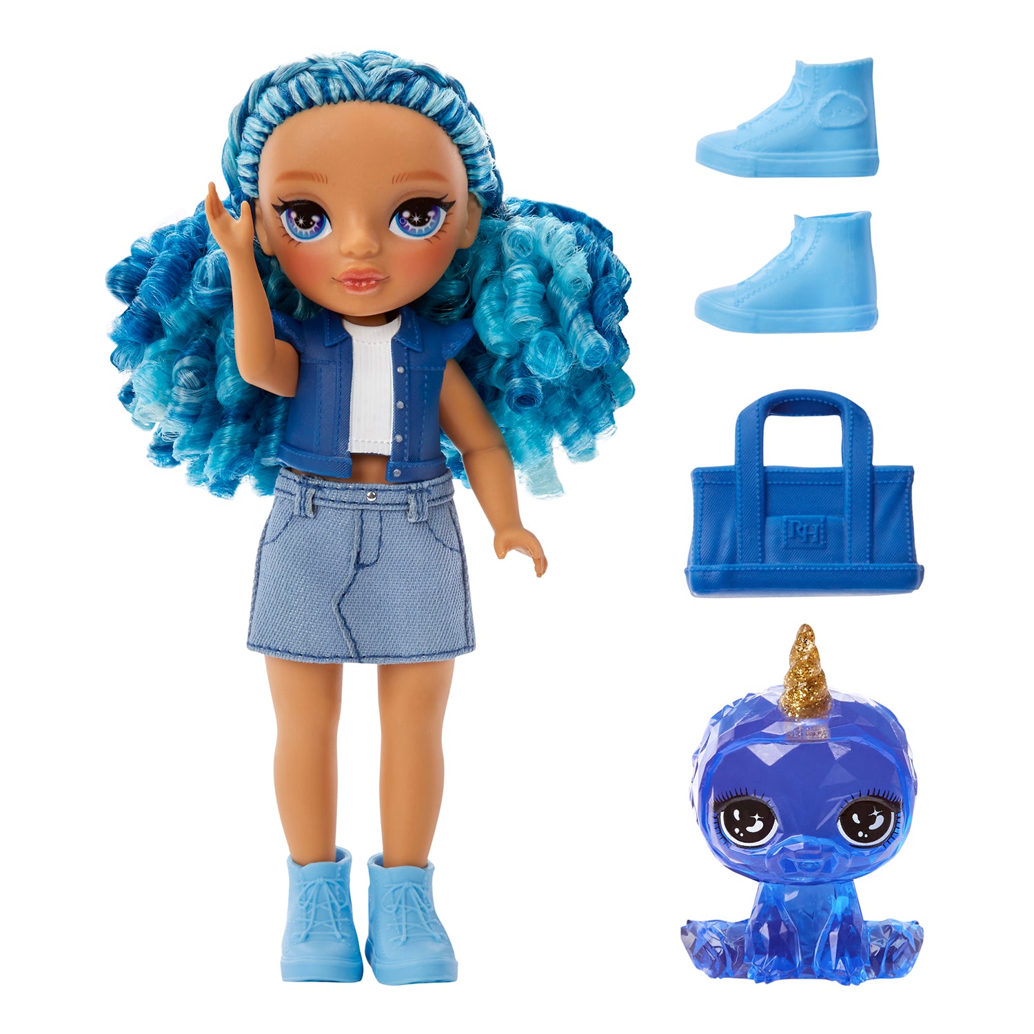 MGA ENTERTAINMENT - Rainbow High Littles Fashion Doll con Accessori e Amici Magici